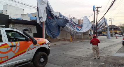Se registran fuertes vientos en Monterrey; Protección Civil lanza advertencias