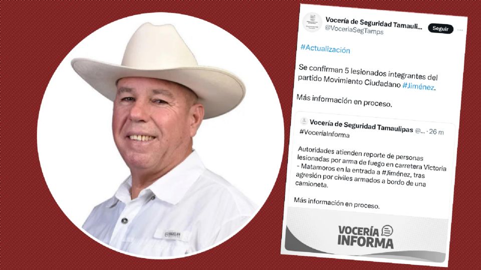 Pedro Salazar Rodríguez, candidato a la alcaldía de Jiménez, en Tamaulipas.