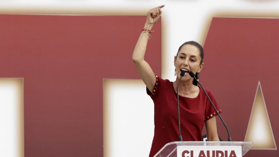 En el cierre de campañas, Claudia Sheinbaum aventaja en el primer lugar, rumbo a las elecciones.