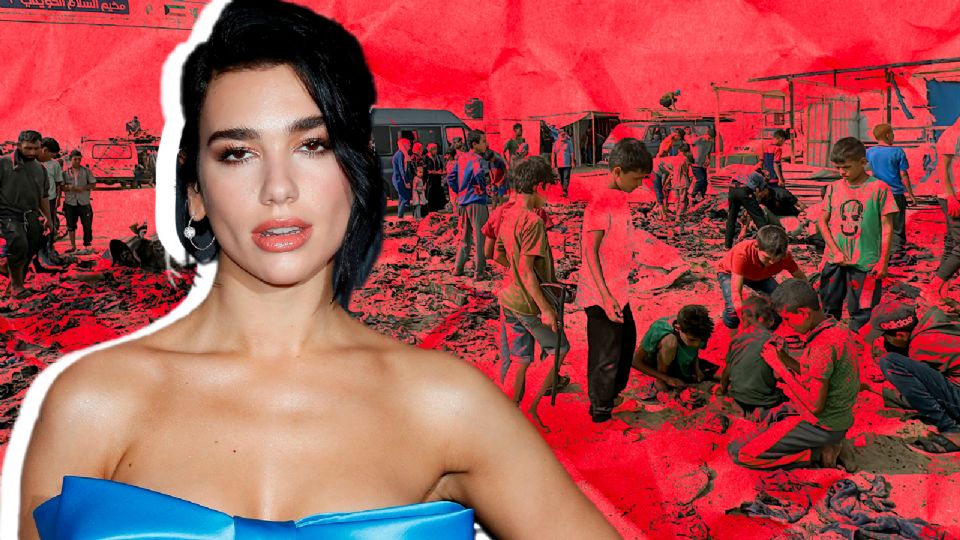 Dua Lipa se pronuncia sobre le guerra en Gaza y lo denomina genocidio israelí.