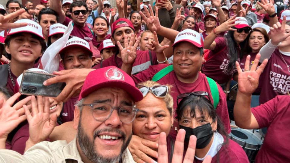 Fernando Mercado, candidato de la coalición Morena-PT-PVEM habló de su cierre de campaña.