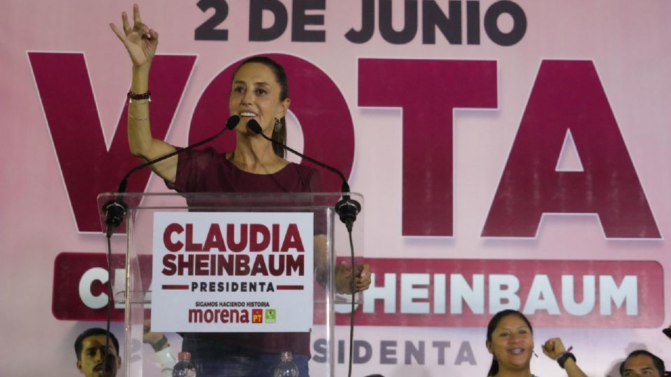 Claudia Sheinbaum, candidata presidencial por la coalición Sigamos Haciendo Historia, sostuvo un encuentro con simpatizantes.
