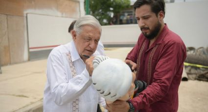 AMLO visita el Hospital de Naranjos en Veracruz para revisar su construcción y funcionamiento
