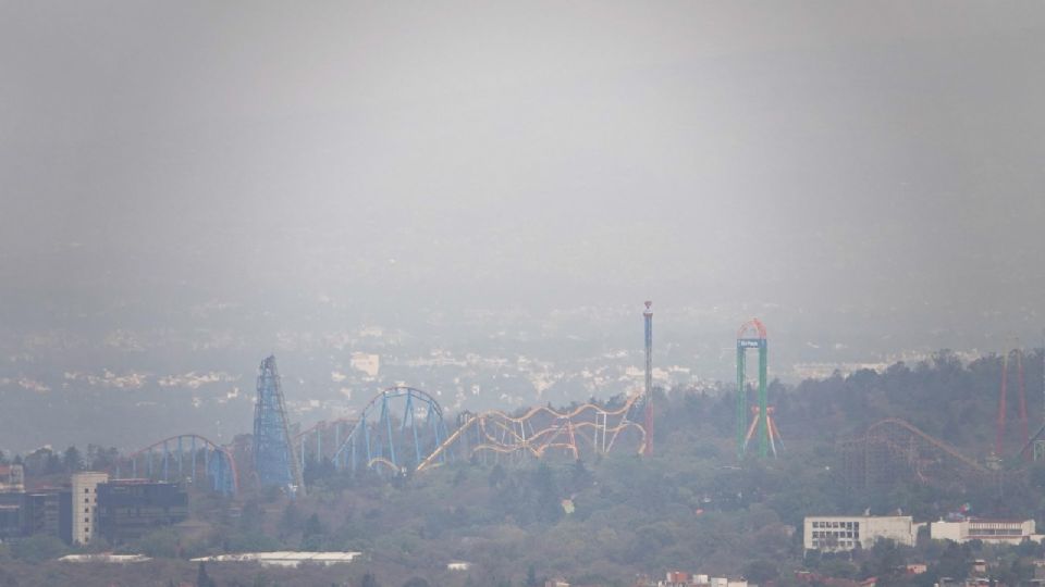 Vista de la contingencia ambiental en la Zona Metropolitana del Valle de México.