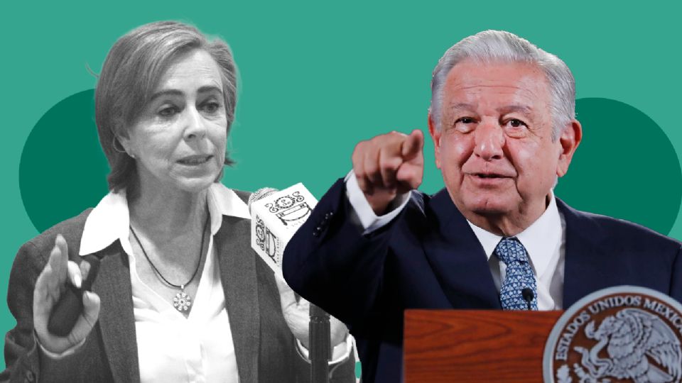 María Amparo Casar y AMLO.