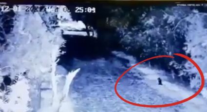 Video de supuesto duende cruzando quinta de Nuevo León causa asombro