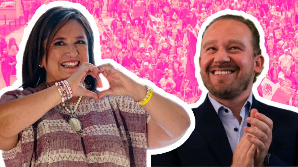 Xóchitl Gálvez y Santiago Taboada se unen a la Marea Rosa el próximo 19 de mayo