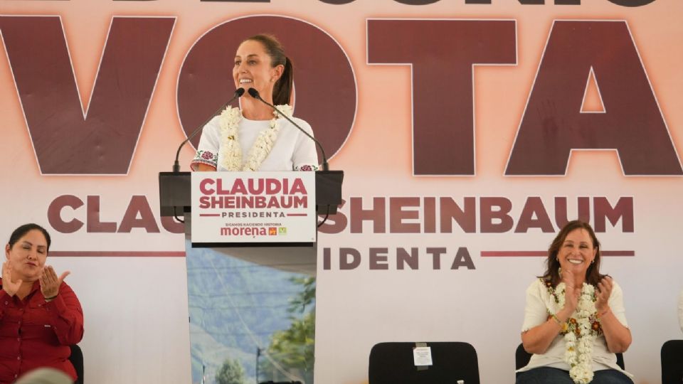 Claudia Sheinbaum, candidata presidencial por Morena.