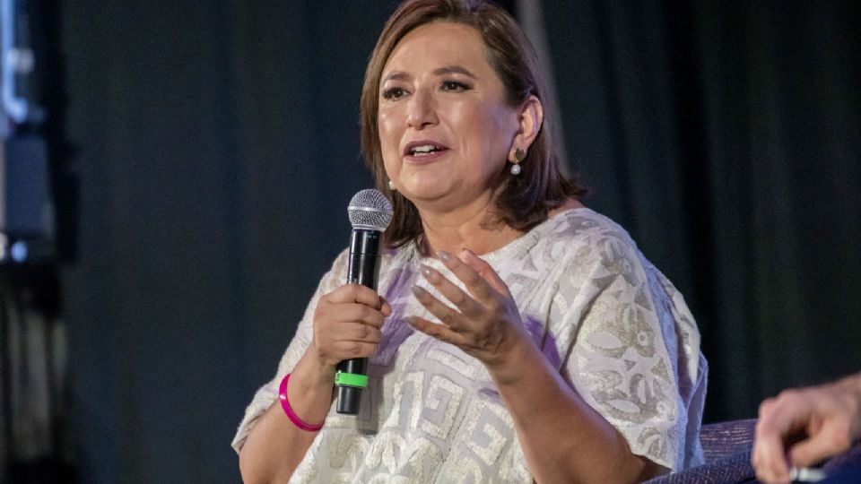 La candidata a la presidencia Xóchitl Gálvez, acudió al Foro Nacional 'Actúa' en el Tecnológico de Monterrey.