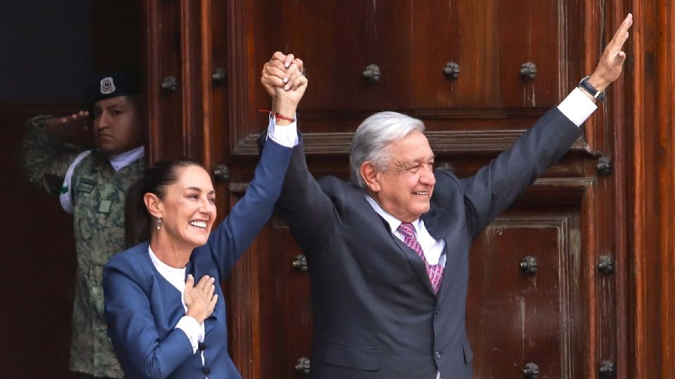 Claudia Sheinbaum y Andrés Manuel López Obrador.