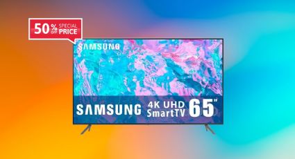Walmart vende pantalla Samsung 4K de 65" con 50% de descuento por el Día del Padre