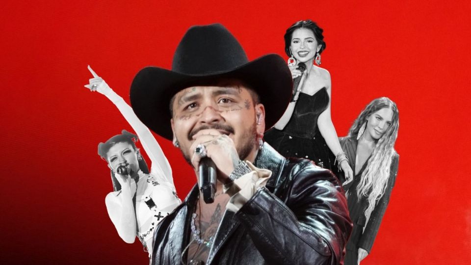 Usuarios han mostrado cómo Christian Nodal hizo dueto con Belinda, Cazzu y Ángela Aguilar