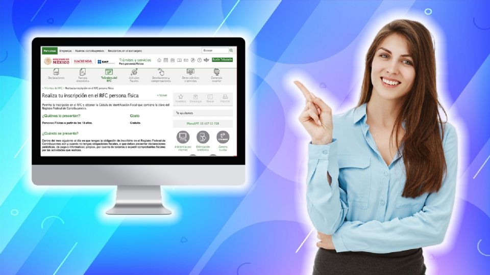 SAT te da la opción de solicitar en línea tu RFC.