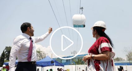Así va la construcción de la Línea 3 del Cablebús que recorrerá el Bosque de Chapultepec | VIDEO