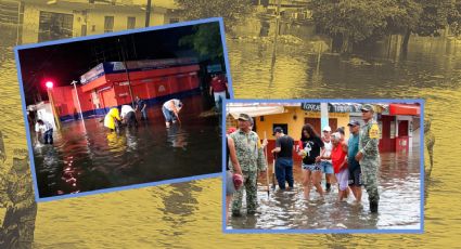 Fuertes lluvias en Chetumal afectan a locales y comercios