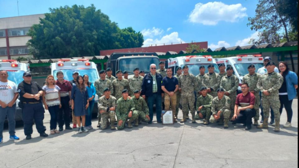 Capacitan a 18 militares del Ejército Mexicano para atender urgencias médicas prehospitalarias en ambulancias de todo el país.