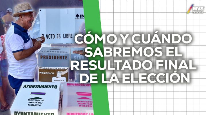 Así conoceremos el resultado final de las Elecciones en México 2024