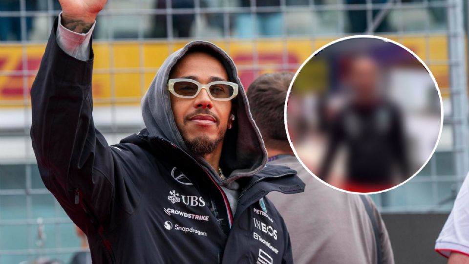 Aficionado sorprende por ser 'idéntico' a Lewis Hamilton.