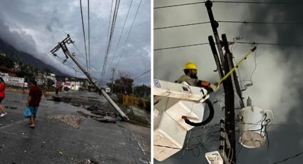 CFE restablece luz a 80% de usuarios afectados por depresión tropical "Alberto"