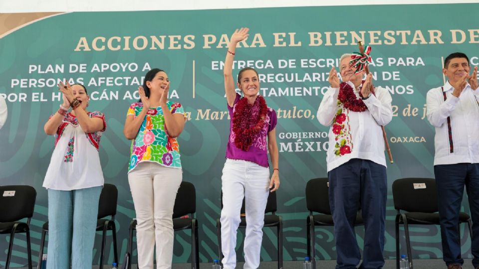 Claudia Sheinbaum y AMLO.