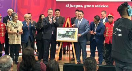 Emiten billete de lotería con la imagen del Tren Maya