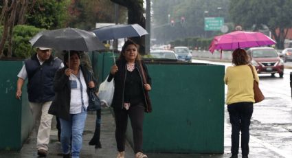 Seguirán lluvias en CDMX: PC