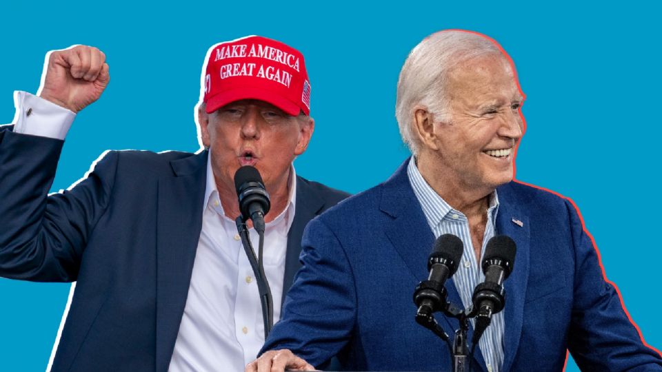 Joe Biden y Donald Trump participaron en el primer debate presidencial de EU.