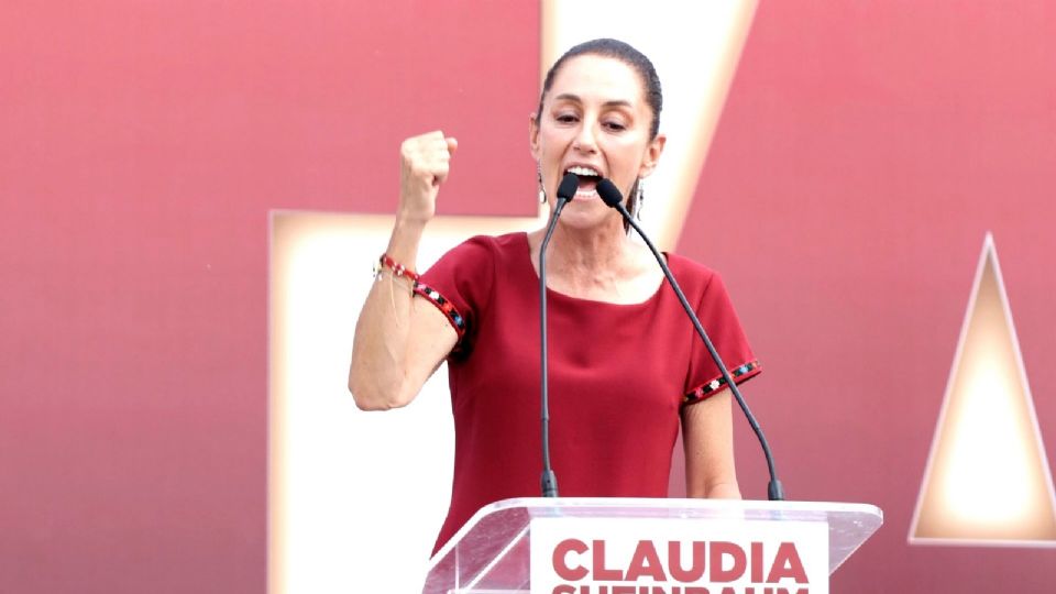 Claudia Sheinbaum, candidata a la presidencia de la República.