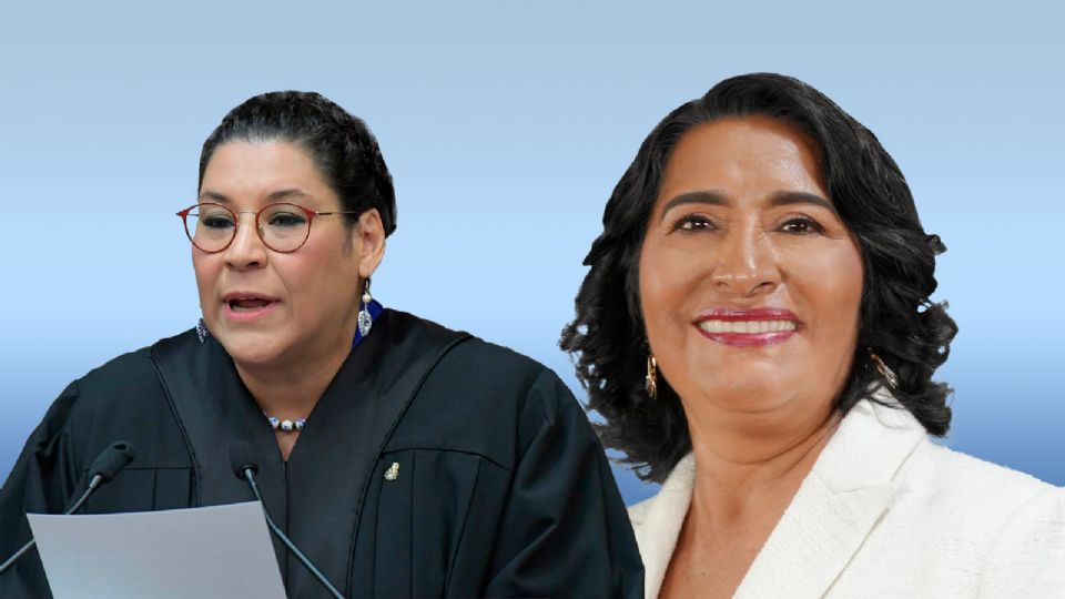 Abelina López, la alcaldesa de Acapulco y Lenia Batres