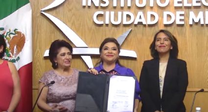 Clara Brugada recibe constancia de mayoría que la acredita como próxima Jefa de Gobierno de la CDMX