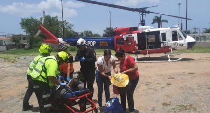 Rescata Protección Civil Nuevo León a hombre lesionado en Linares