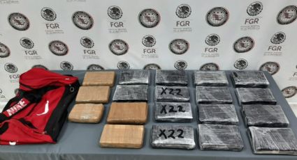 Aseguran más de 22 kilos de cocaína, hay tres detenidos