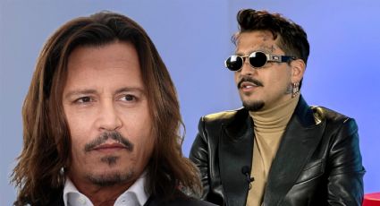 ¡Dúo de galanes! Christian Nodal y Johnny Depp juntos en foto que causó furor