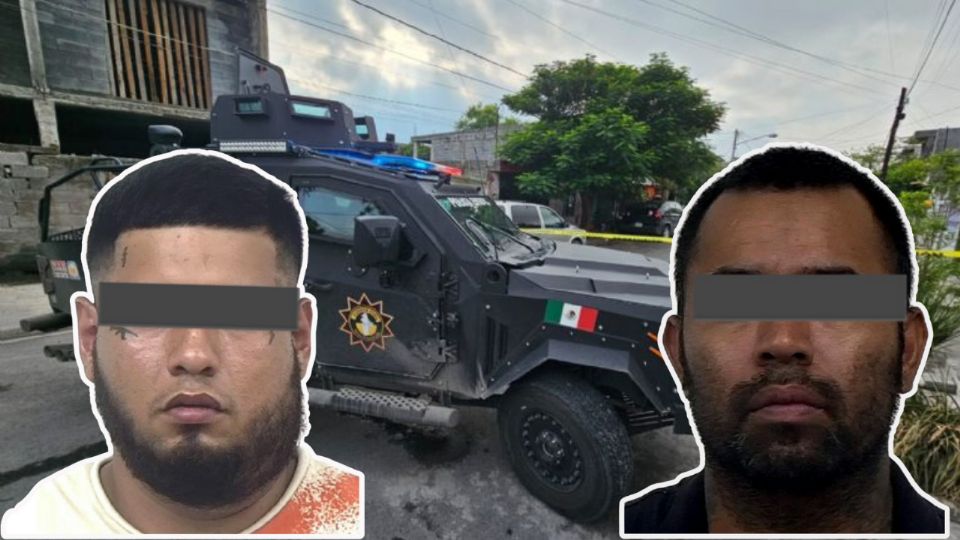 Los detenidos, identificados como Edson de 26 años y Edgar Leonardo de 35 fueron internados en el Centro de Reinserción Social No. 1 de Apodaca.