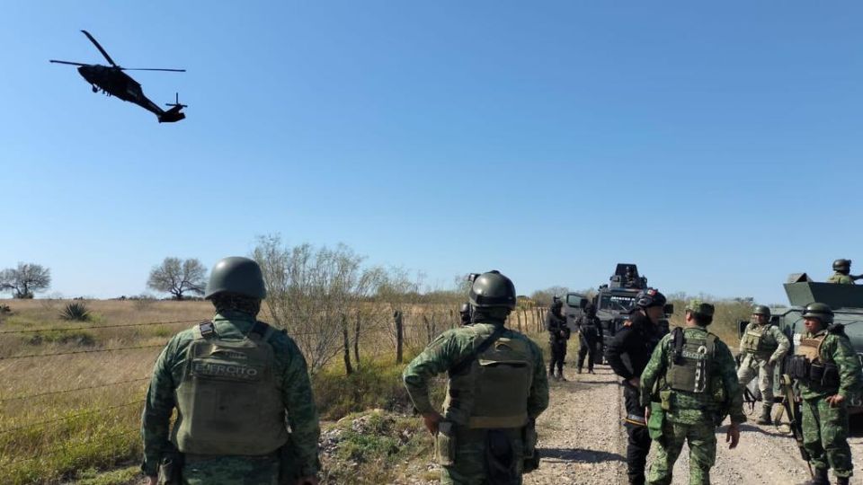 Elementos de la SEDENA y la Guardia Nacional apoyaron a Fuerza Civil para lograr la captura de los presuntos delincuentes que atacaron a los uniformados.