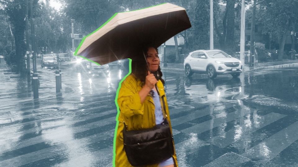 Lluvias fuertes y frío por la tarde noche en CDMX.