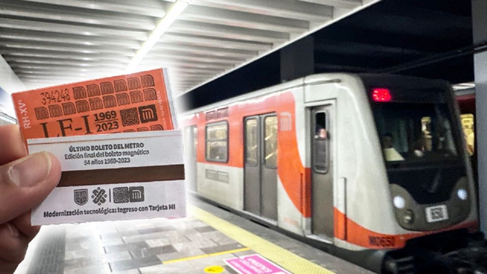 Pasajeros transbordando en la estación Morelos, del Metro CDMX.