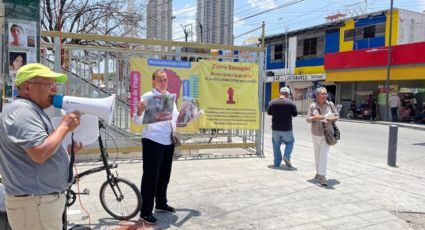 Protestan ante altos costos de Agua y Drenaje en Monterrey