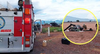 Reportan desplome de helicóptero en Teocuitatlán de Corona, Jalisco; hay al menos 4 heridos