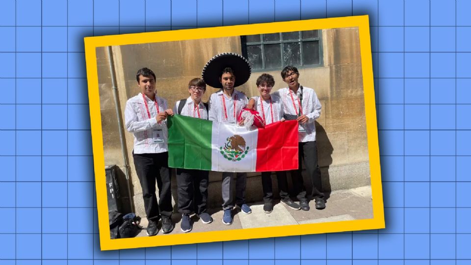 Rogelio, Héctor y Takumi fueron los campeones en la premiación de la 65 Olimpiada Internacional de Matemáticas.