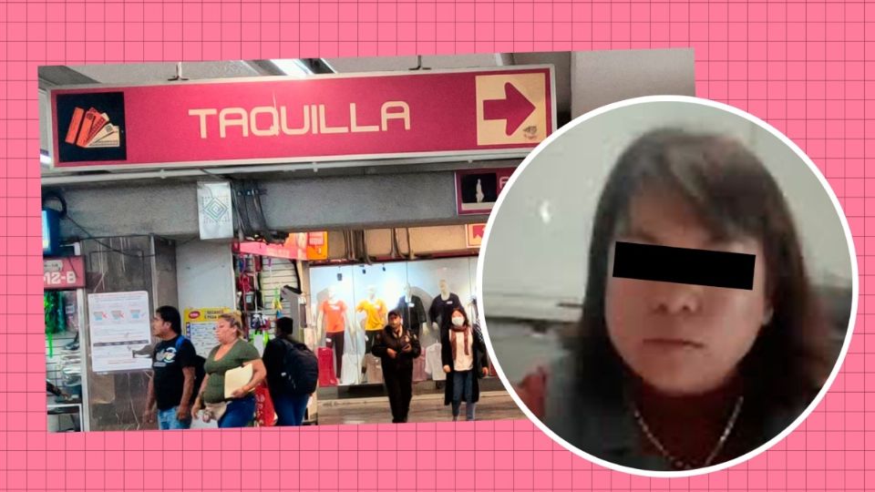 'Lady Taquilla' la nueva figura del Metro de la CDMX