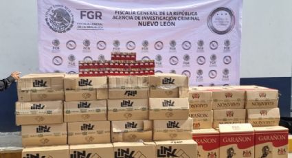 Aseguran más de 590 mil cigarrillos en operativo en Apodaca y Guadalupe