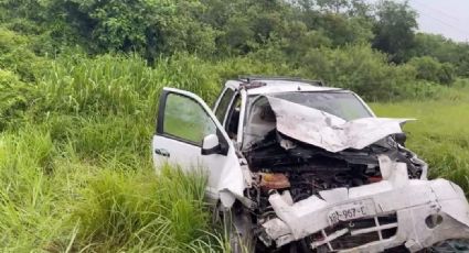 Choque en carretera Nacional deja 4 personas sin vida en Villagrán, Tamaulipas