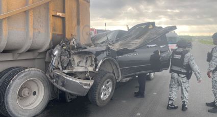 Joven dormita y se impacta contra tráiler en Cadereyta