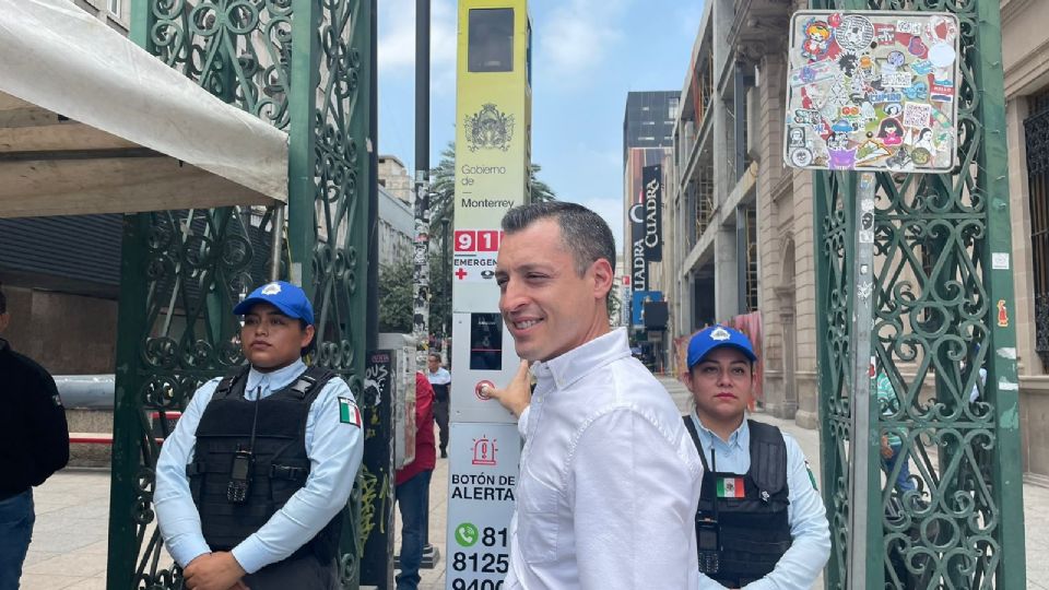 Los dispositivos se encuentran en la peatonal Morelos en el centro de Monterrey