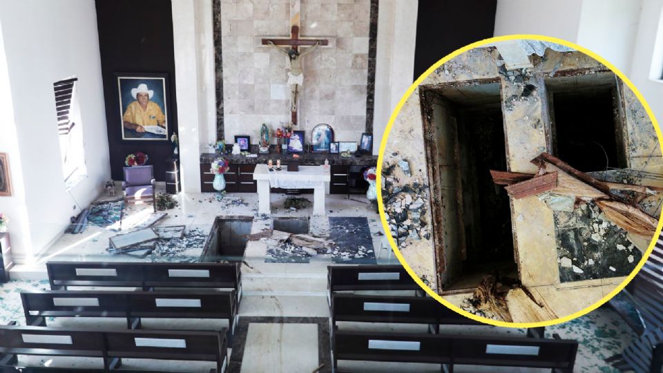 Se registra segundo ataque a capilla de la familia de Dámaso López.