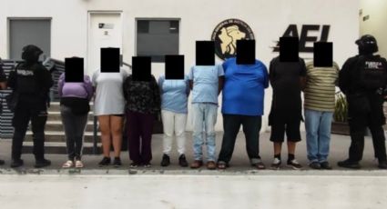 Capturan a ocho personas con armas y drogas en Monterrey