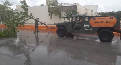 Ejército, Fuerza Aérea y GN despliegan más de 8 mil 500 elementos en auxilio por el paso de Beryl