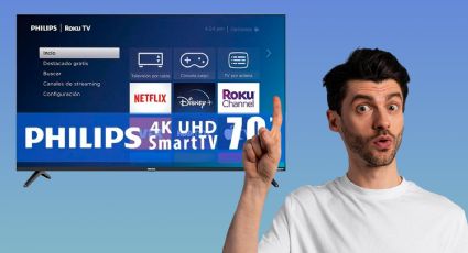 Bodega Aurrera remata esta pantalla Philips de 70" con 8 mil pesos de descuento y a 20 MSI