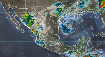 Huracán Beryl se desvía sobre el centro del Golfo de México hacia el noroeste